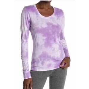 Sundry Purple Tie Dye Long Sleeve Top - 2 US M